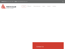 Tablet Screenshot of hakamotors.com